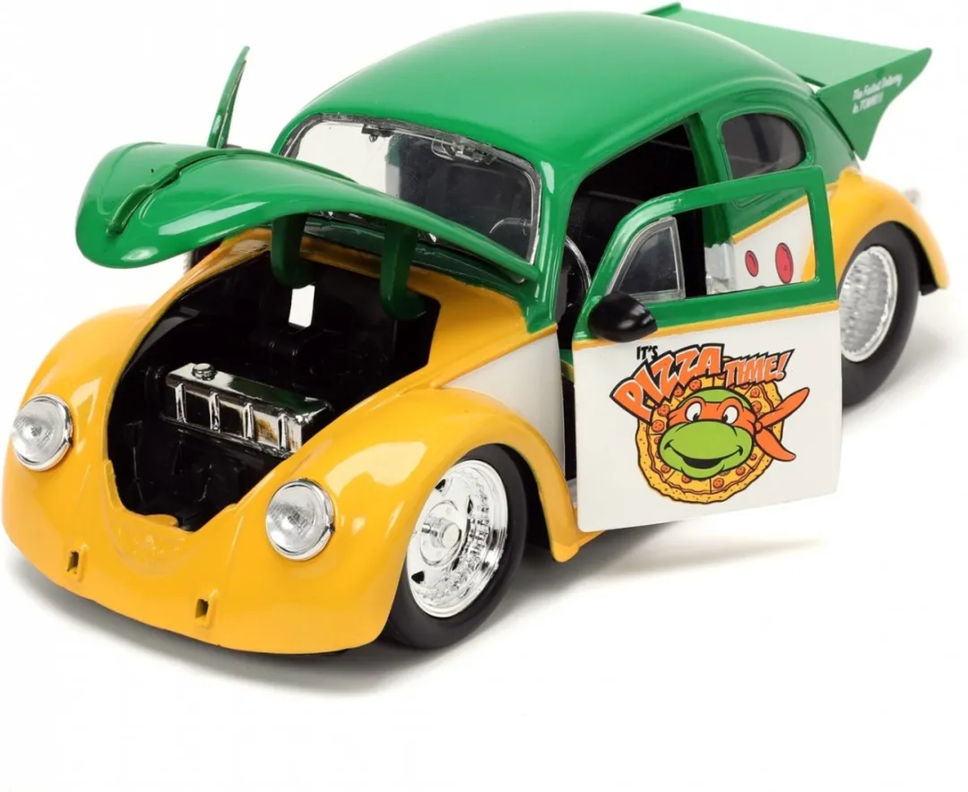 Jada Toys 1959 VW Drag Beetle - Groen/Geel