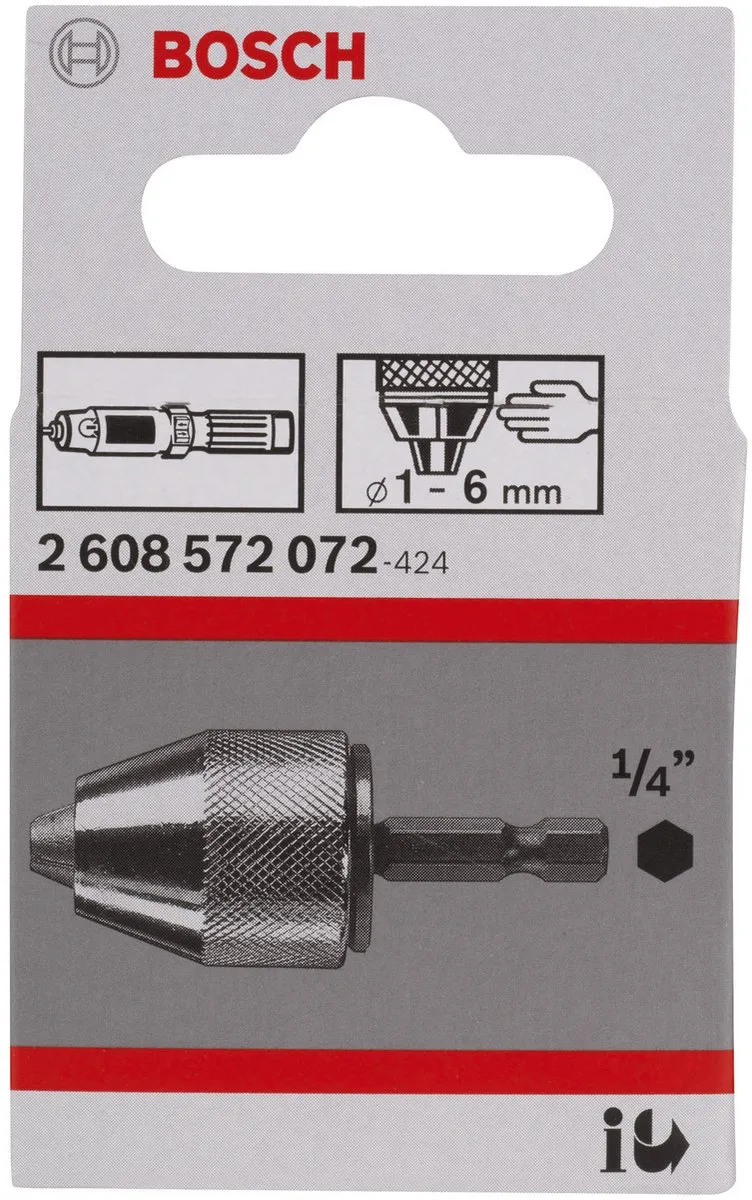 Bosch Snelspanboorhouder 1/4" - 1-6mm