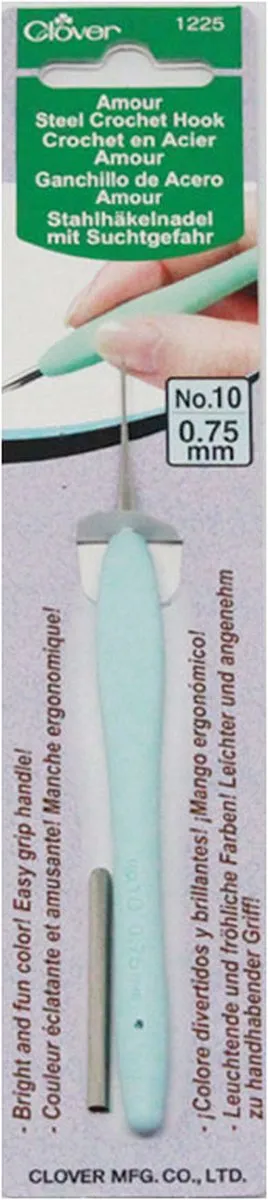 Clover Amour Haaknaald 0.75mm - 3 Stuks Multikleur