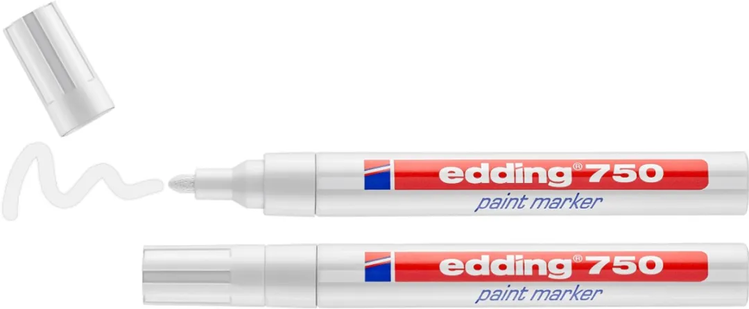 edding 750/2 Lakmarker Wit