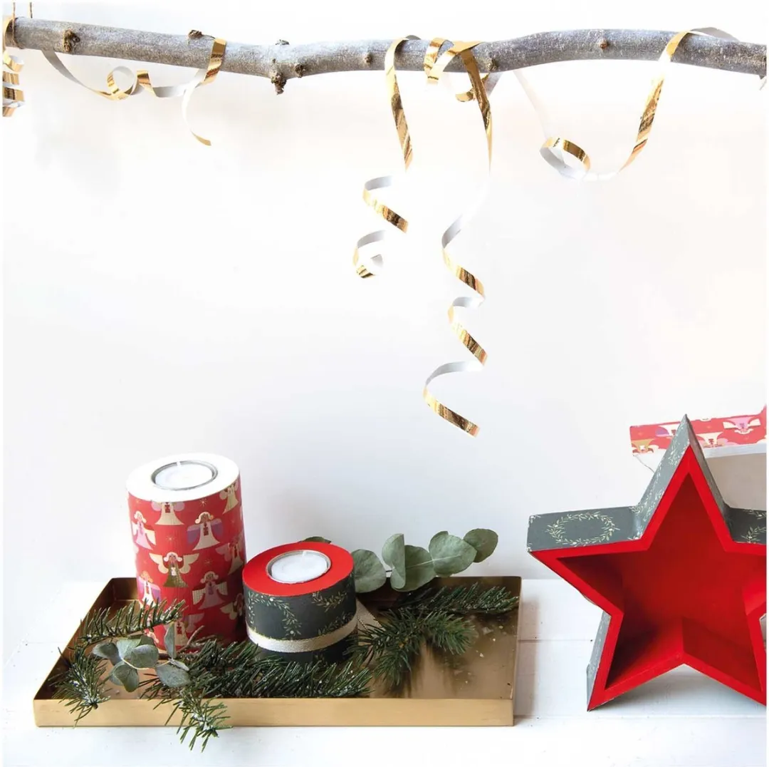 Rico Design Houten Kaarsenhouder - 12x7,5cm - Bruin