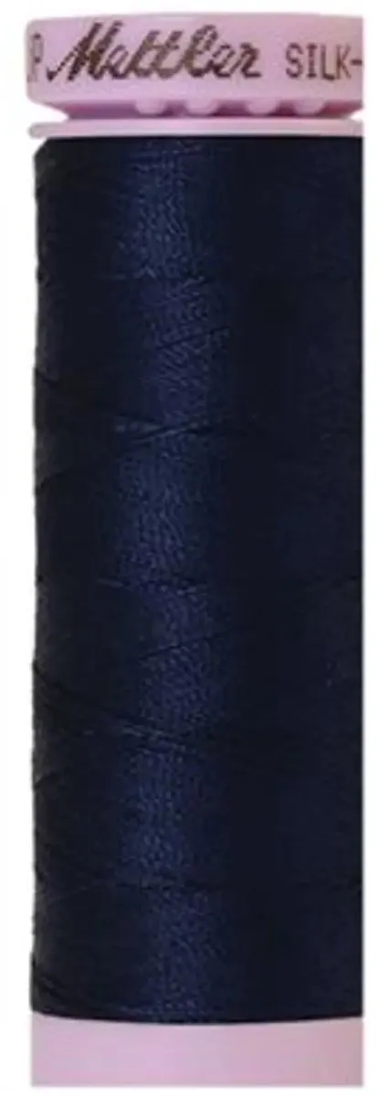 Amann Mettler Silk-Finish Cotton 0825 - 150m - Zwart/grijs/wit