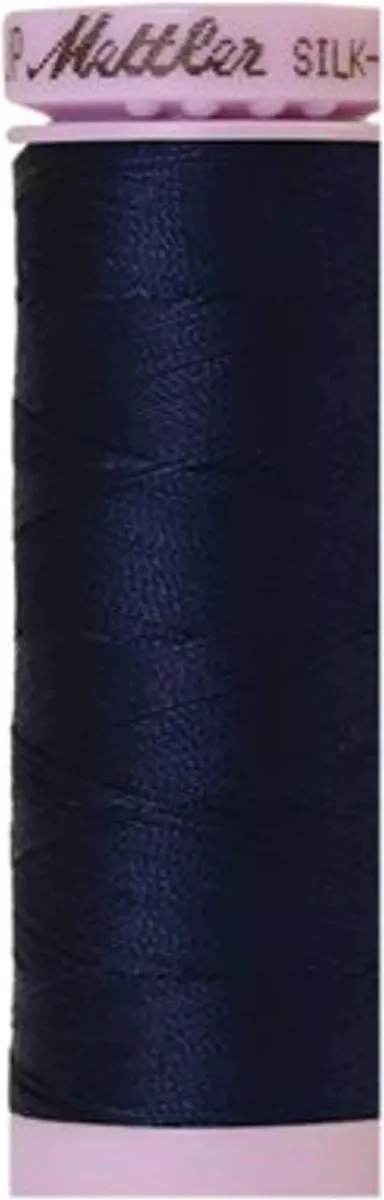Amann Mettler Silk-Finish Cotton 0825 - 150m - Zwart/grijs/wit