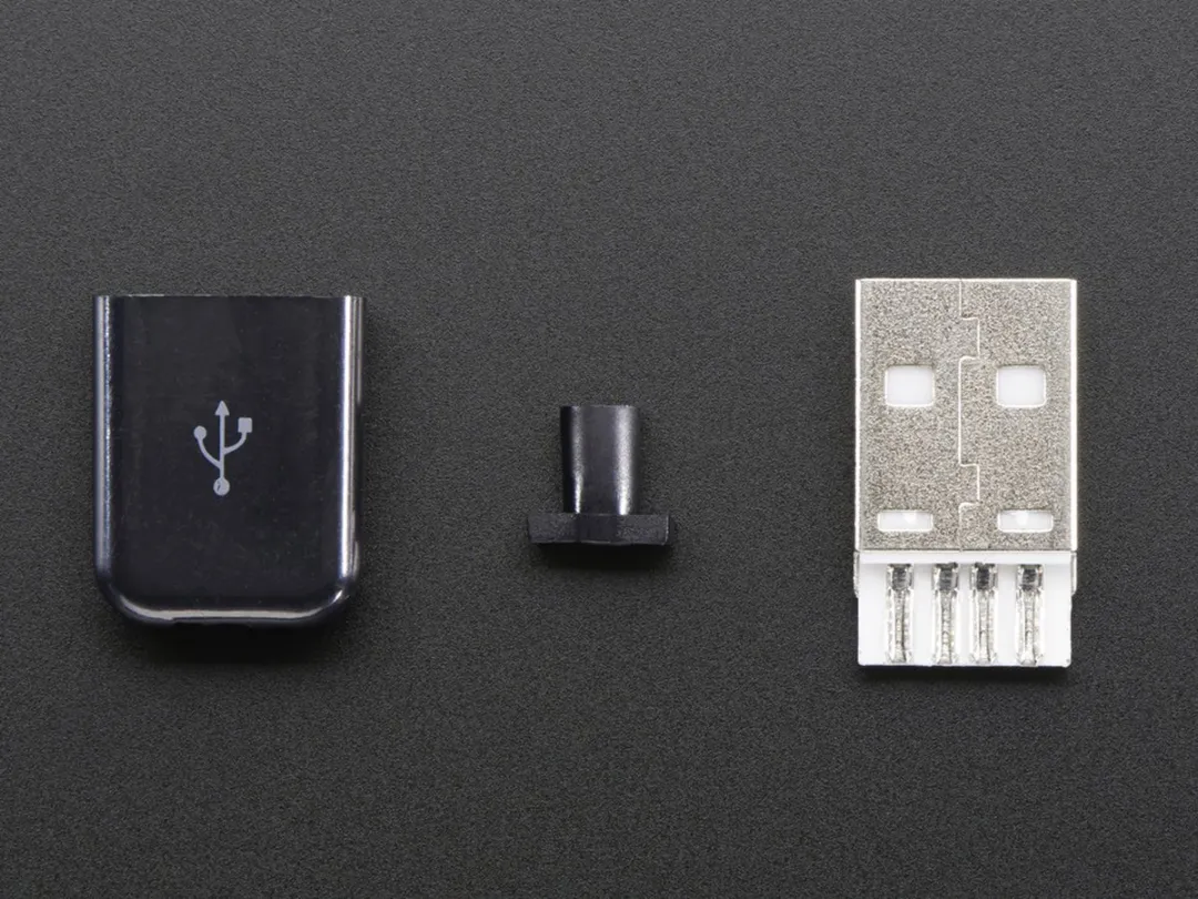 Adafruit USB DIY Connector Shell A-M Plug 1827 - Meerkleurig