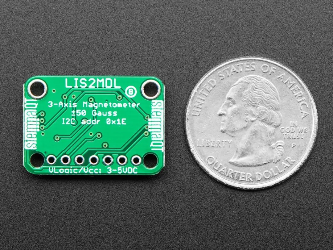Adafruit LIS2MDL Triple-axis Magnetometer - Meerkleurig
