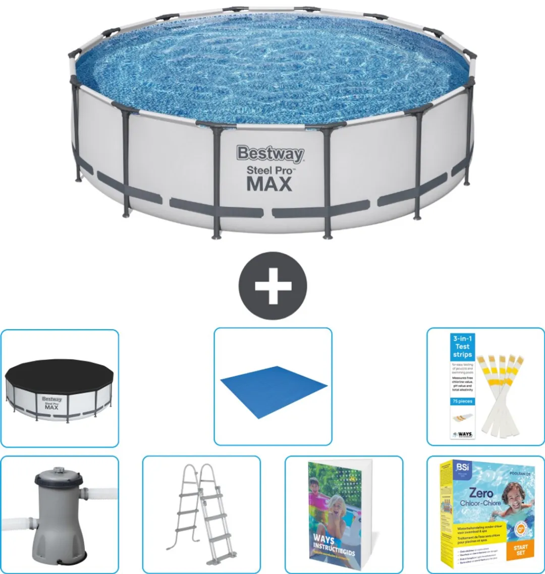 Bestway Steel Pro MAX Zwembad 427x107cm