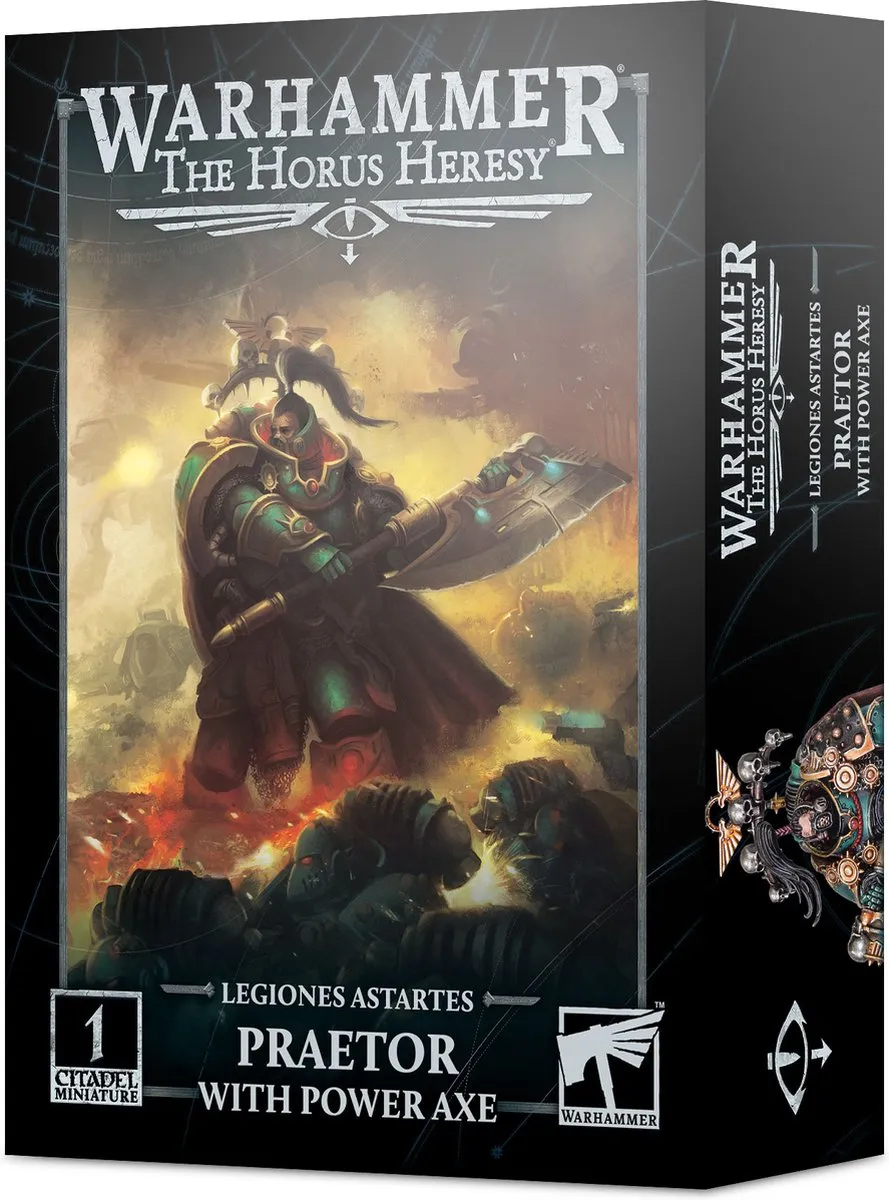 Games Workshop Horus Heresy Praetor met Power Axe