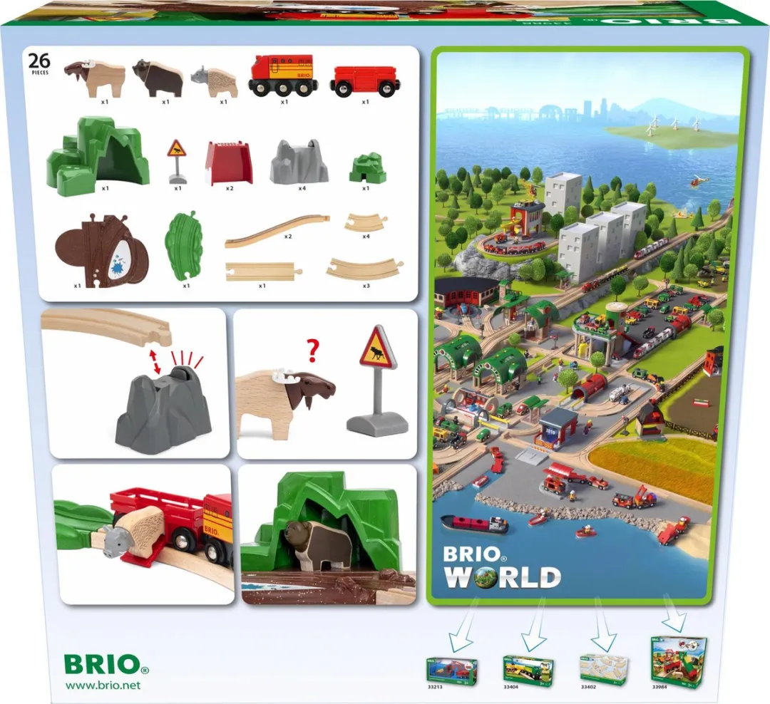 BRIO Noordelijke Dierenset 33988 - 26 Stuks - Multicolor