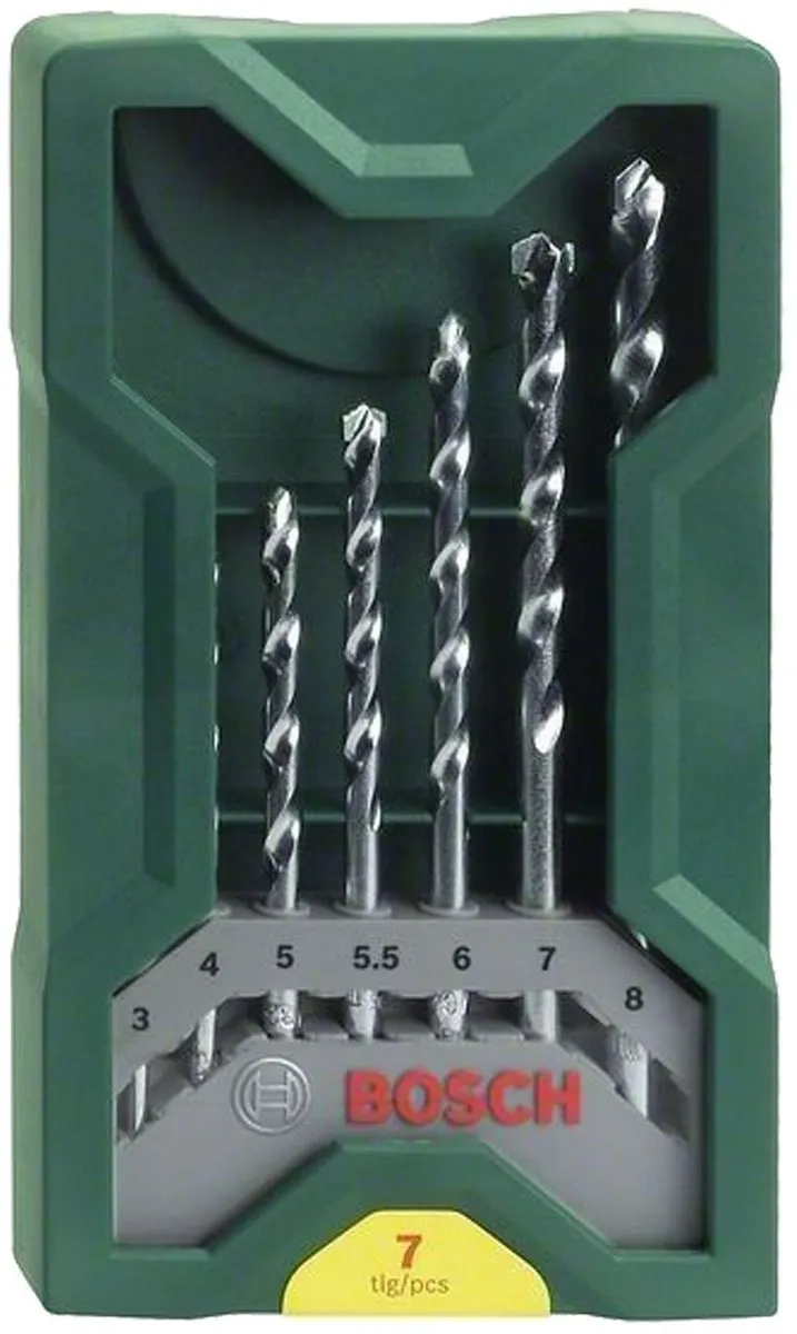 Bosch X-Line Steenborenset 7-delig - Ø3-8mm