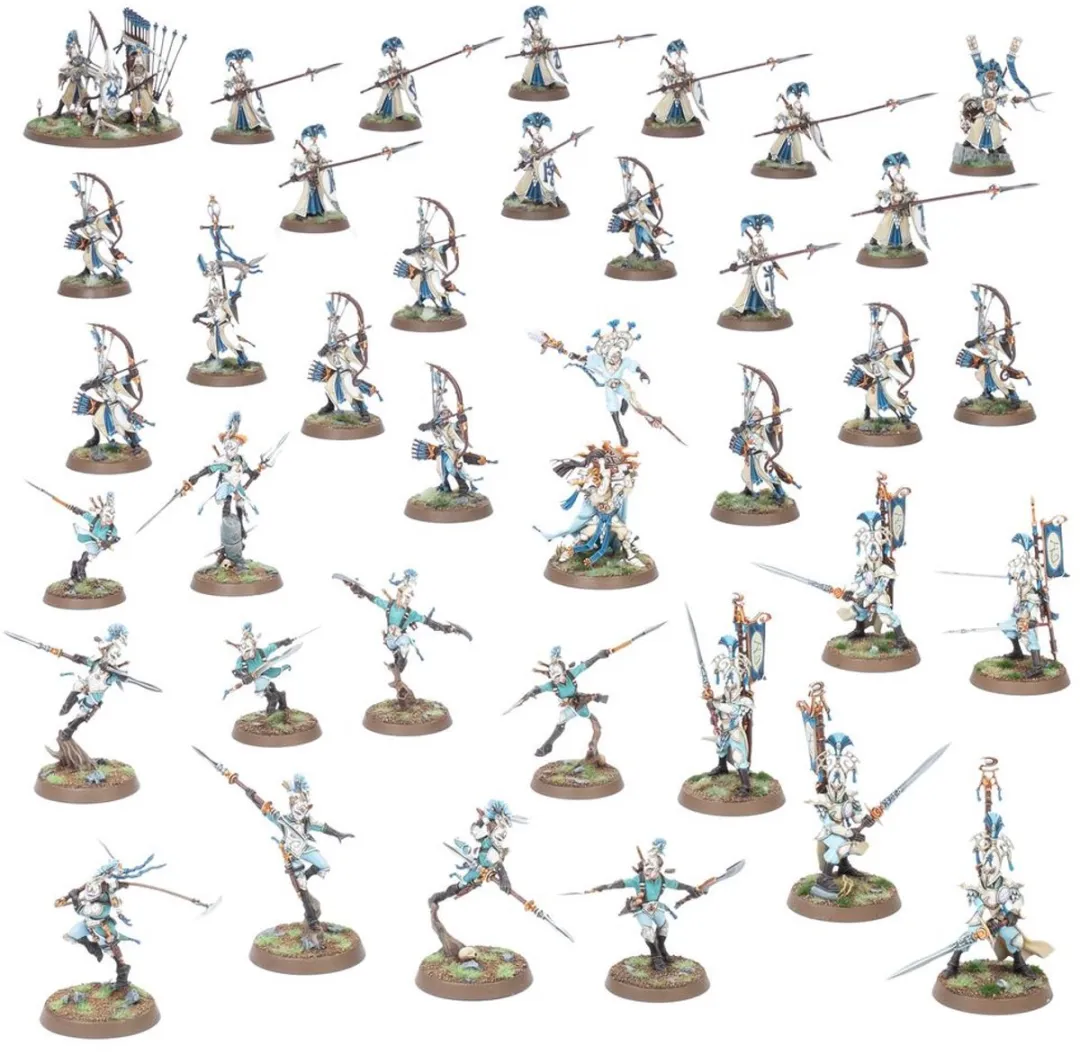 Games Workshop Battleforce Lumineth Realm-Lords Iliathan Warhost - 410 Onderdelen