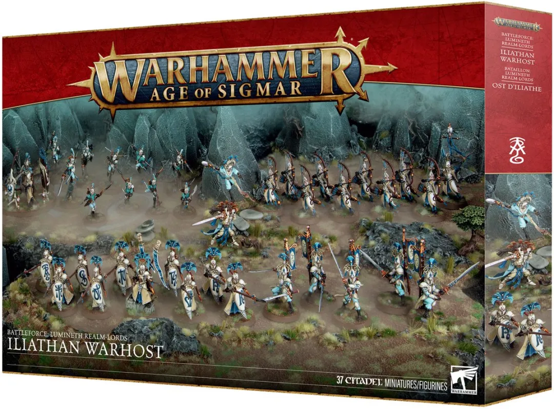 Games Workshop Battleforce Lumineth Realm-Lords Iliathan Warhost
