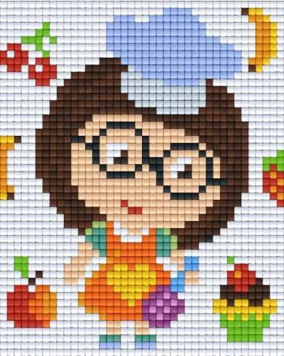 Pixelhobby Classic Meisjeskok 10x12cm