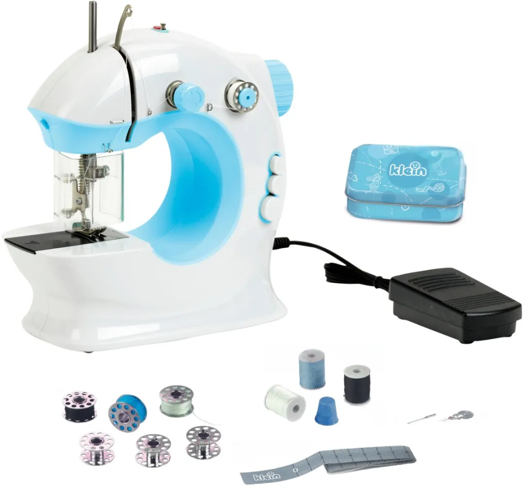 Klein Toys Naaimachine voor Kinderen 8+ - Wit & Blauw