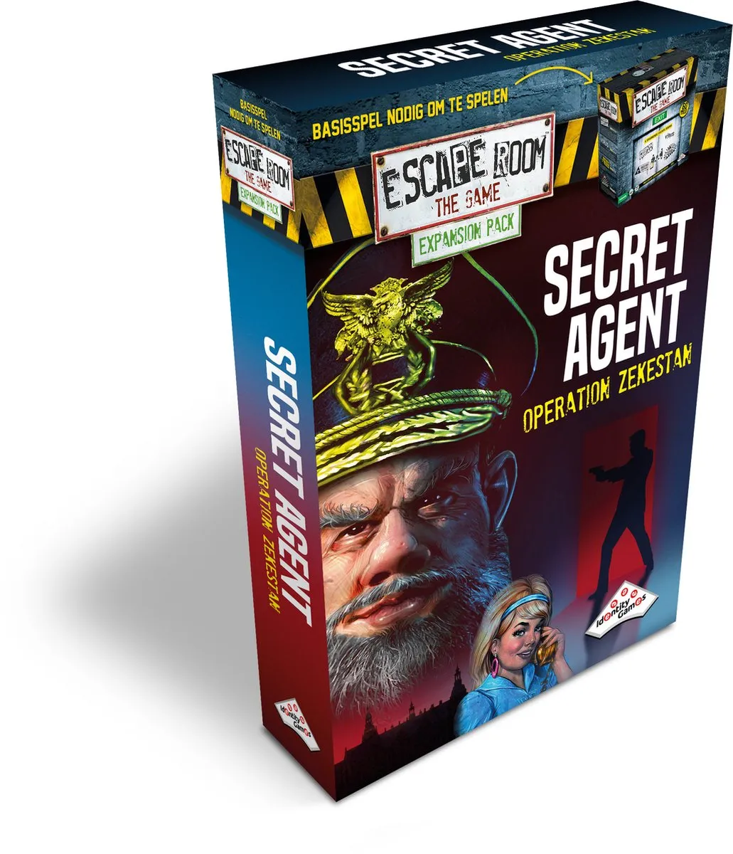 Identity Games Escape Room Uitbreiding Secret Agent