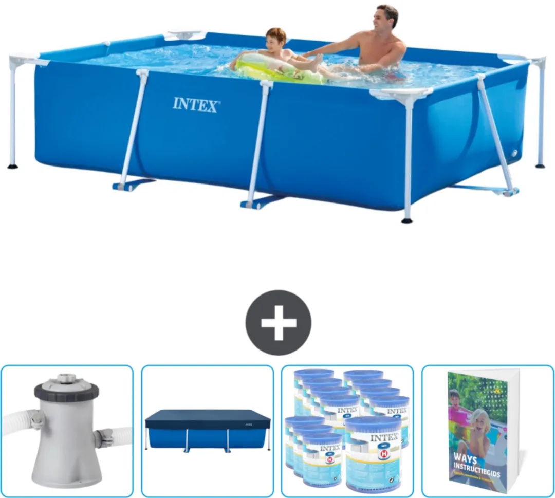 Intex Rechthoekig Frame Zwembad 260x160cm