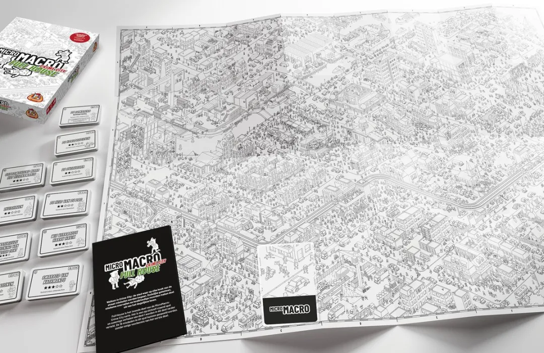 White Goblin Games MicroMacro Crime City Full House WGG2169 - Coöperatiefspel 1-4 spelers
