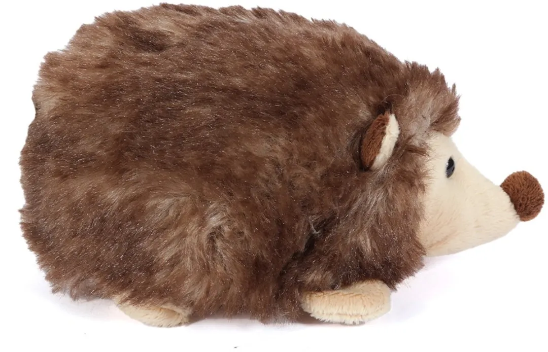 PIA Soft Toys Knuffel Egeltje - Bruin - 15 cm