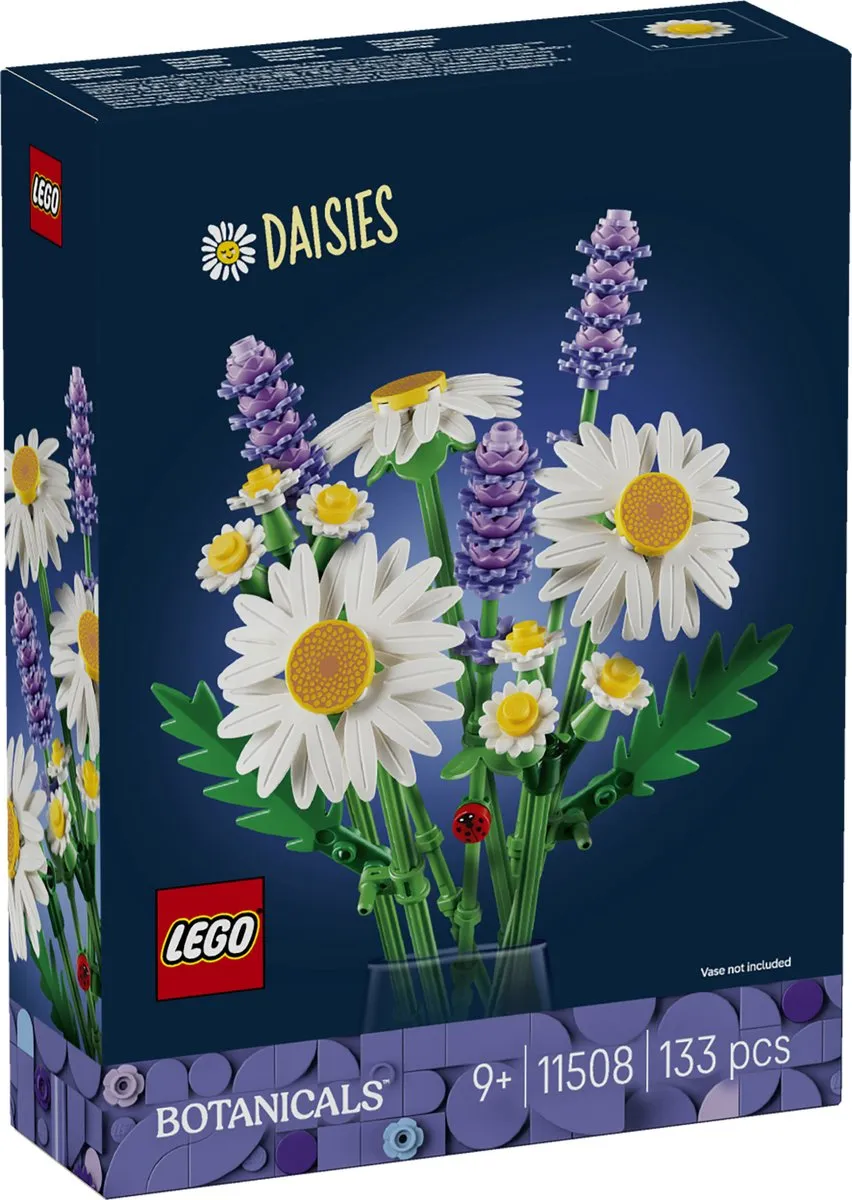 LEGO Botanicals Madeliefjes Bouwpakket 133 Stuks - Multicolor