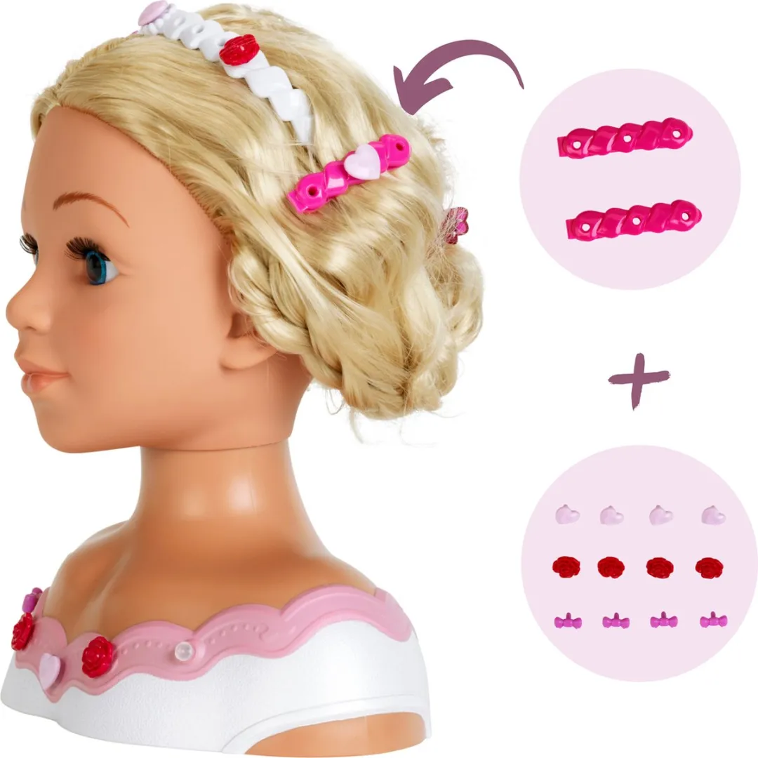 Klein Toys Make-up & Kappershoofd Rose - 30 Stuks Multicolor