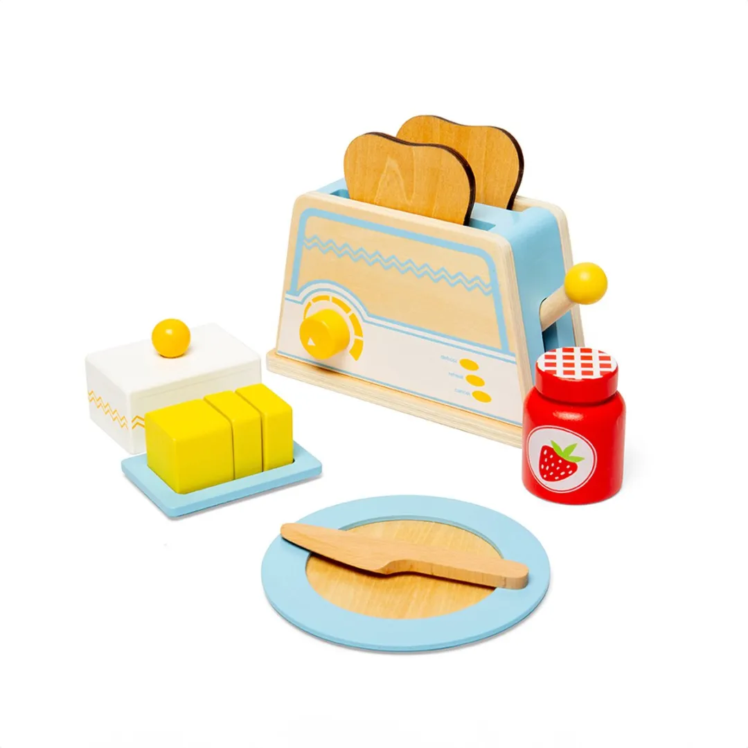 BIGJIGS Houten Ontbijtset