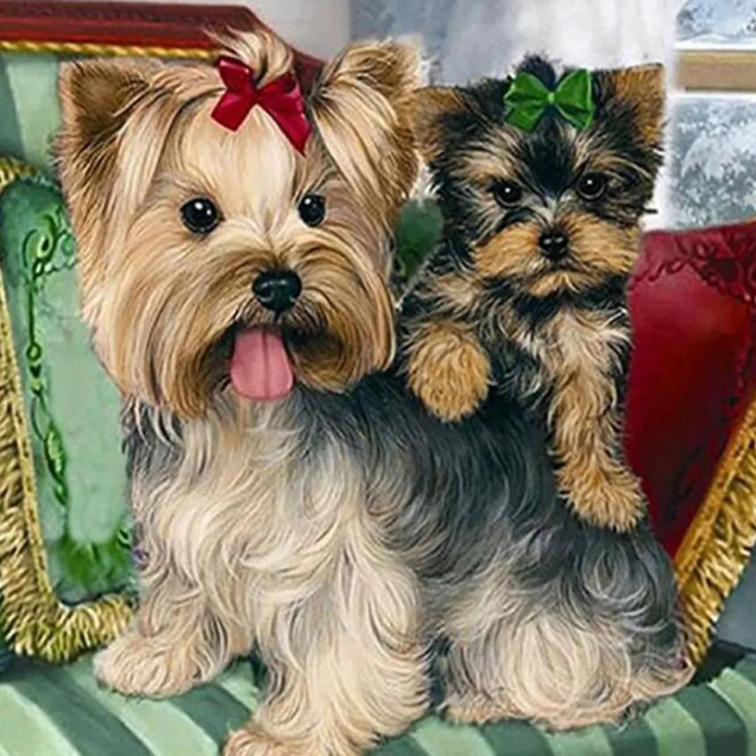 VDTOYS Diamond Painting VDTV044 DOGS CUTE