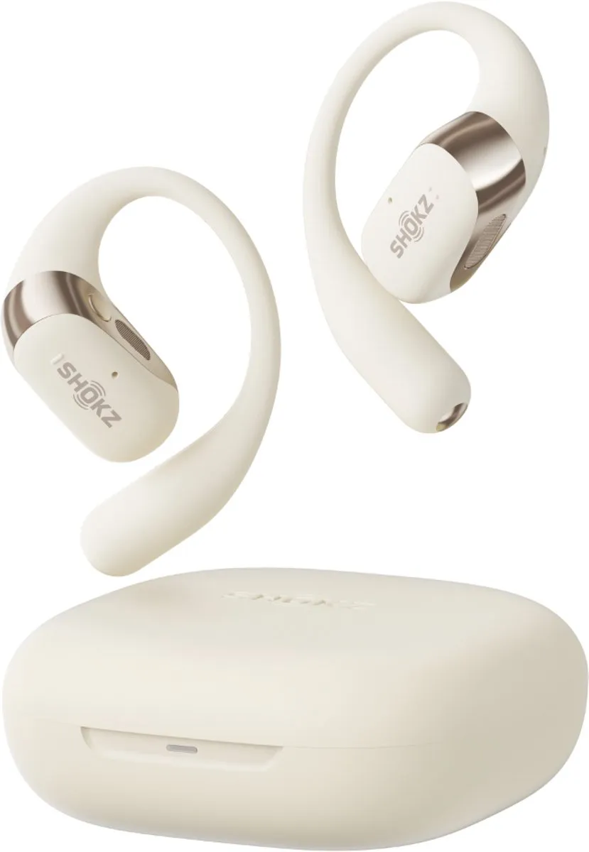 Shokz OpenFit 2 T920-ST-BG Open-ear Sporthoofdtelefoon - Beige