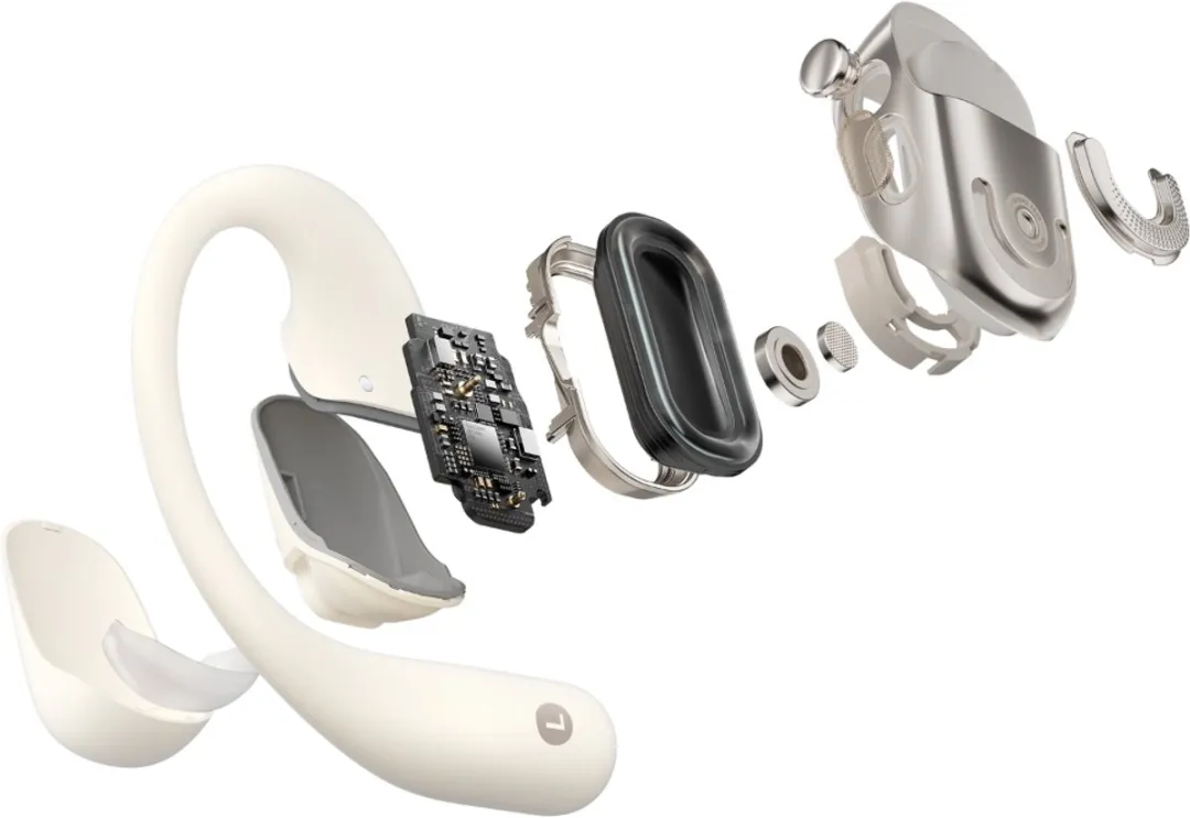 Shokz OpenFit 2 T920-ST-BG Open-ear Sporthoofdtelefoon - Beige