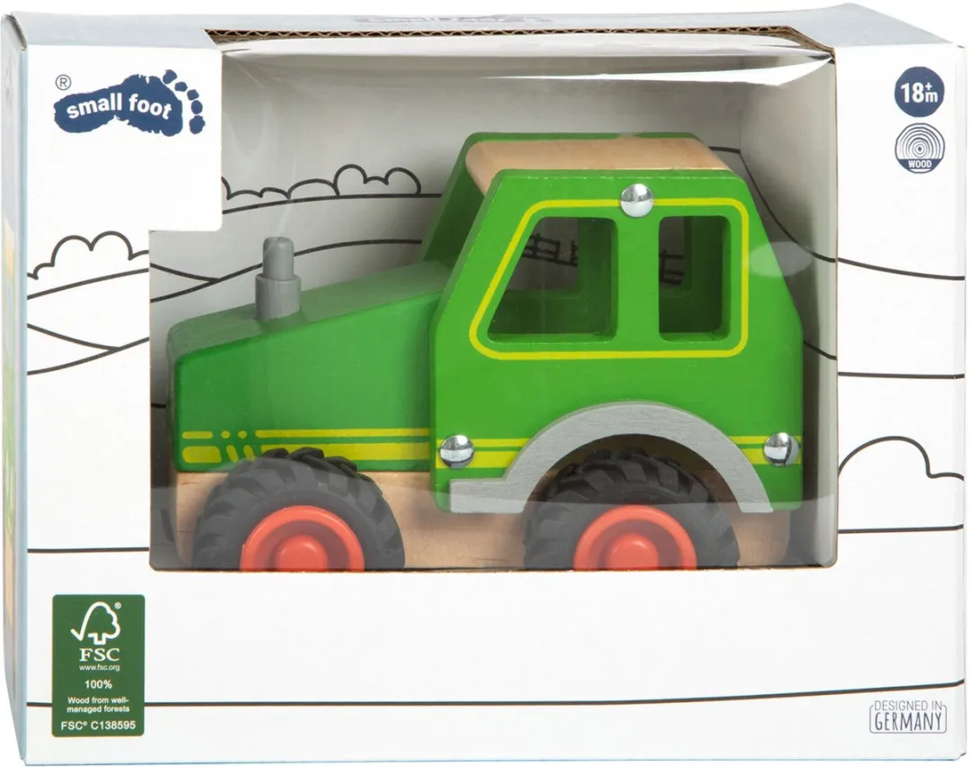 Small Foot Houten Tractor 11078 - Groen
