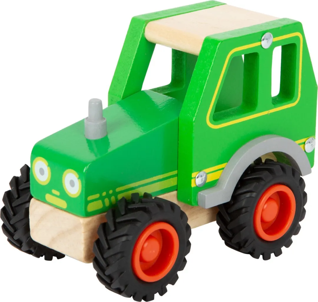 Small Foot Houten Tractor 11078 - Groen - afbeelding 6 van 6