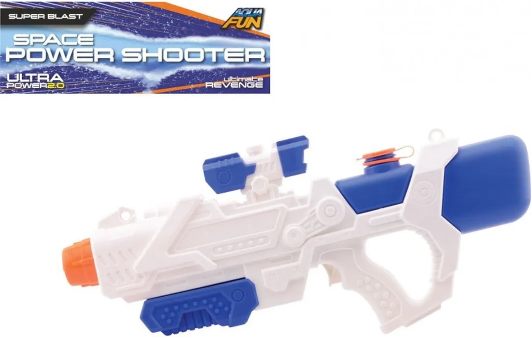 Johntoy Aqua Fun Space Powershooter 26042 - 50cm - Wit