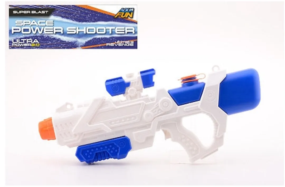 Johntoy Aqua Fun Space Powershooter 26042 - 50cm - Wit