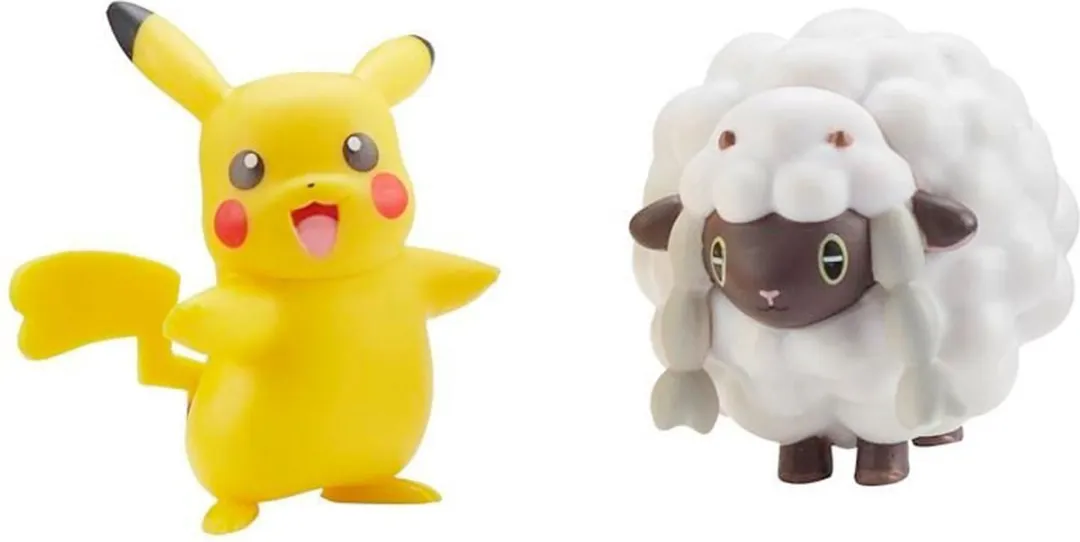 Pokemon - W7 Battle Figure - Pikachu & Wooloo (PKW0126)