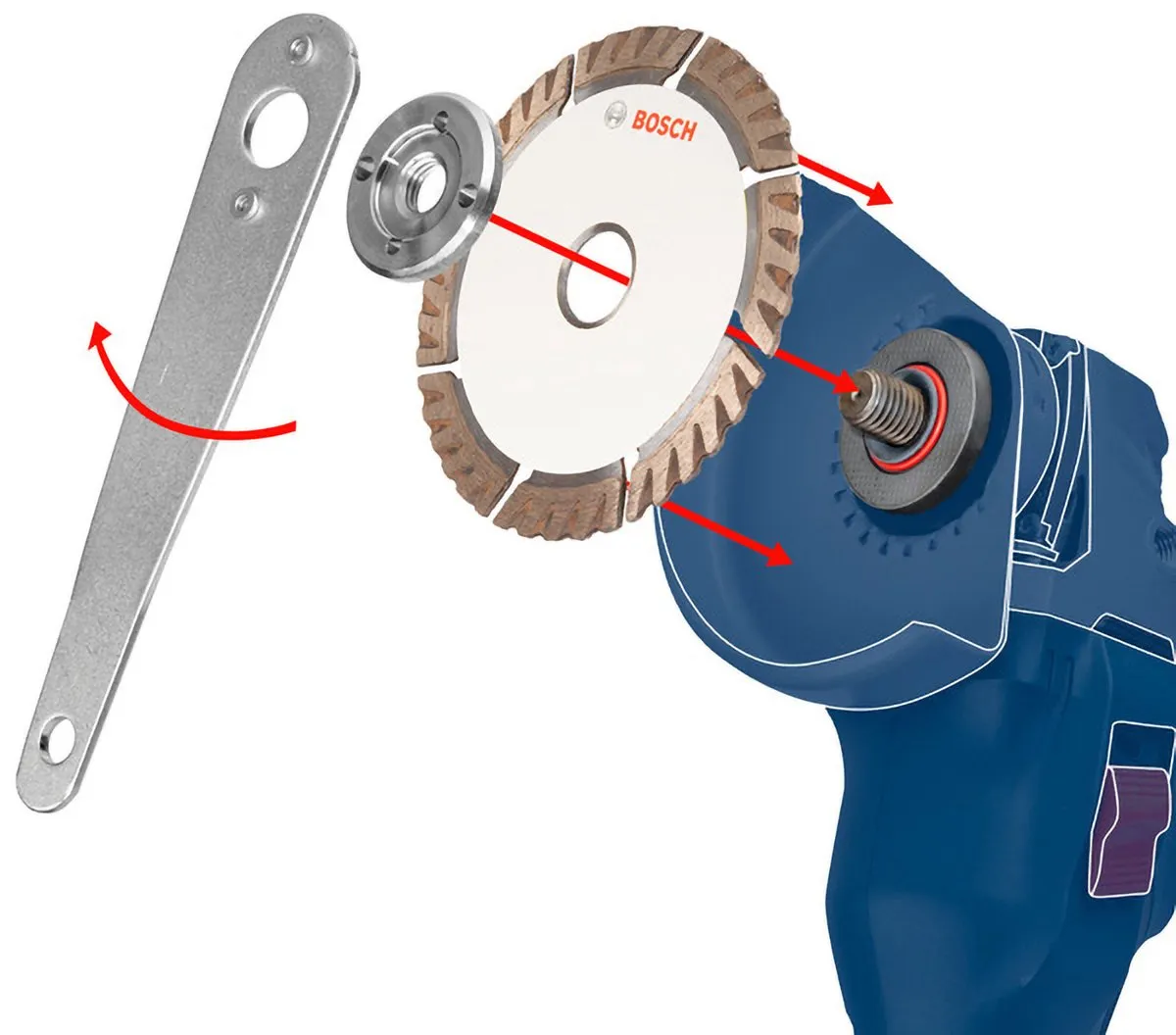 Bosch EXPERT Multischijf Snijschijf 125mm - 22,23mm As