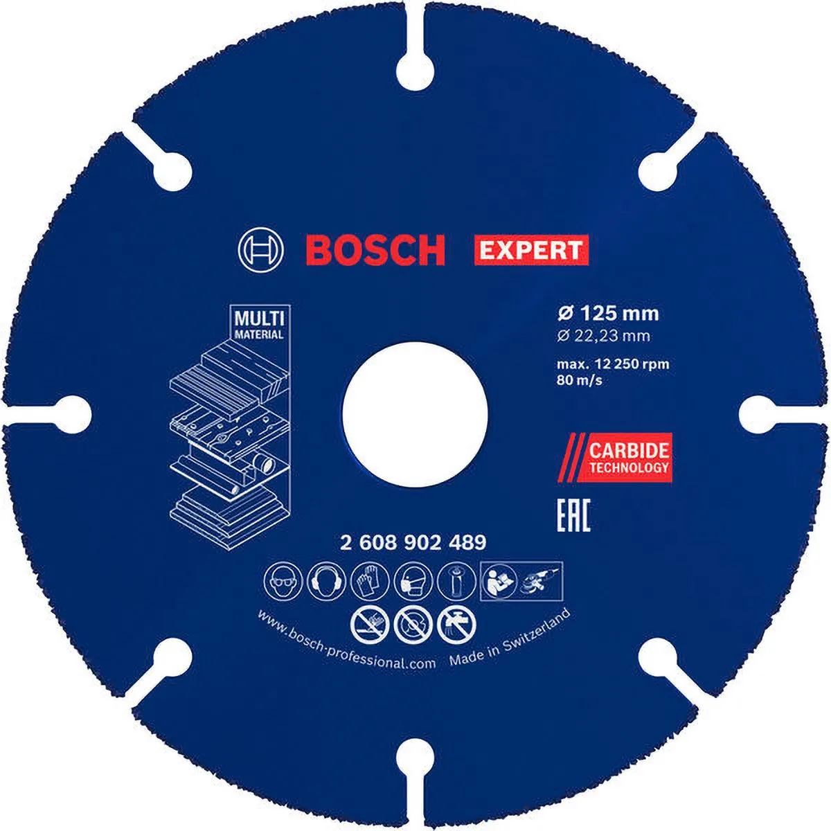 Bosch EXPERT Multischijf Snijschijf 125mm