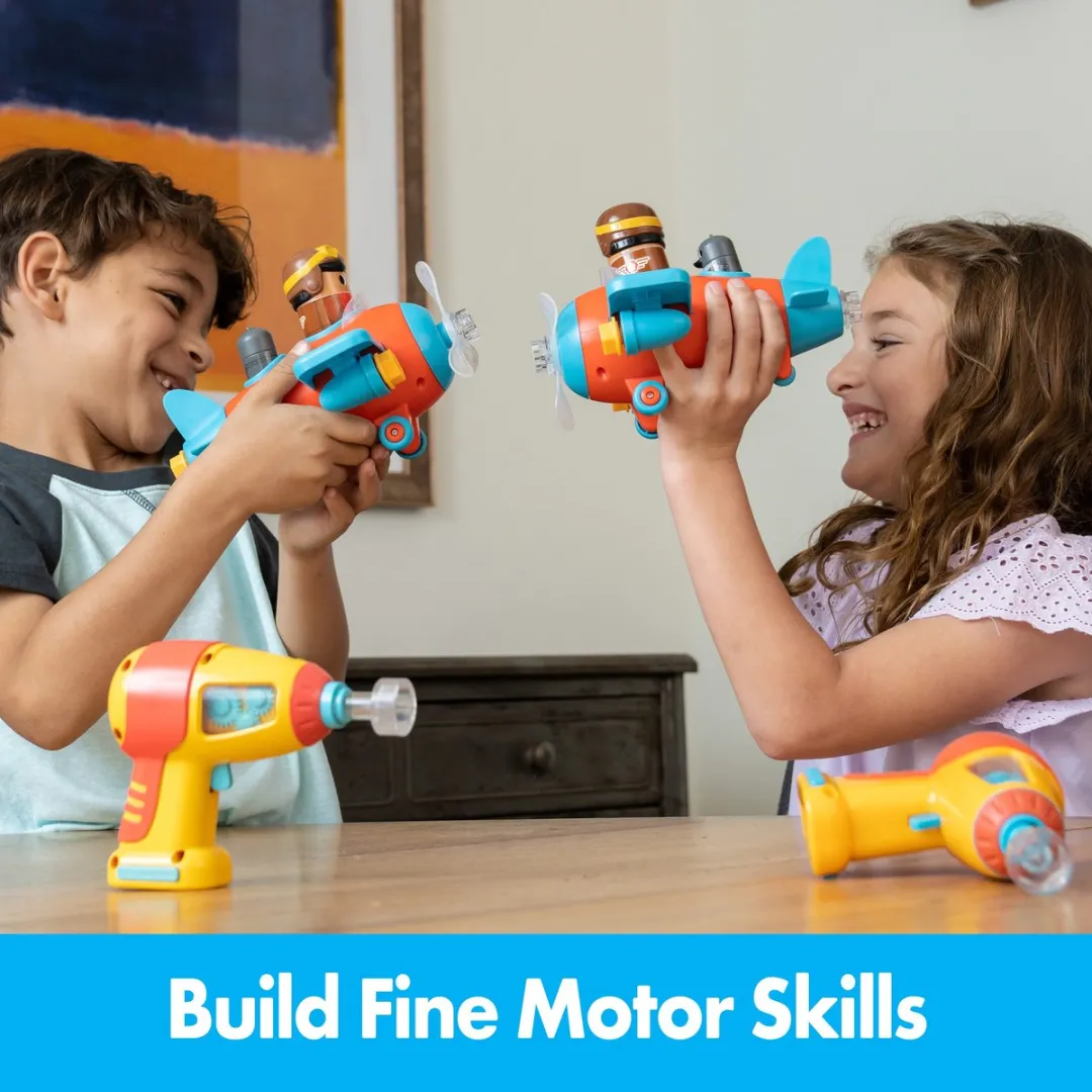 Learning Resources Design & Drill Bolt Buddies Vliegtuig - Multicolor