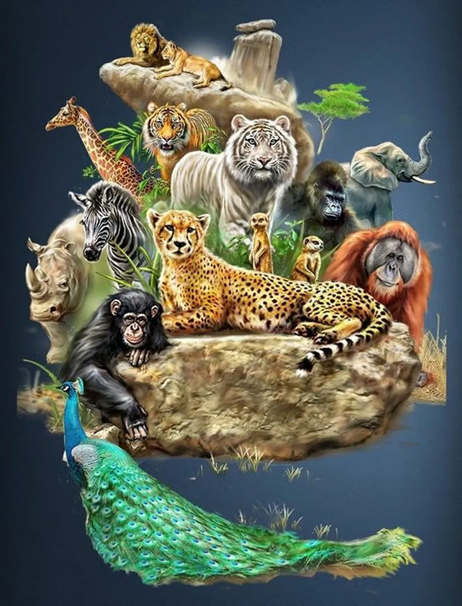 VDTOYS Diamond Painting VDT021 Wildlive 01