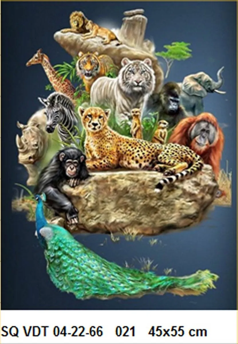 VDTOYS Diamond Painting VDT021 Wildlive 01 - 45x55cm