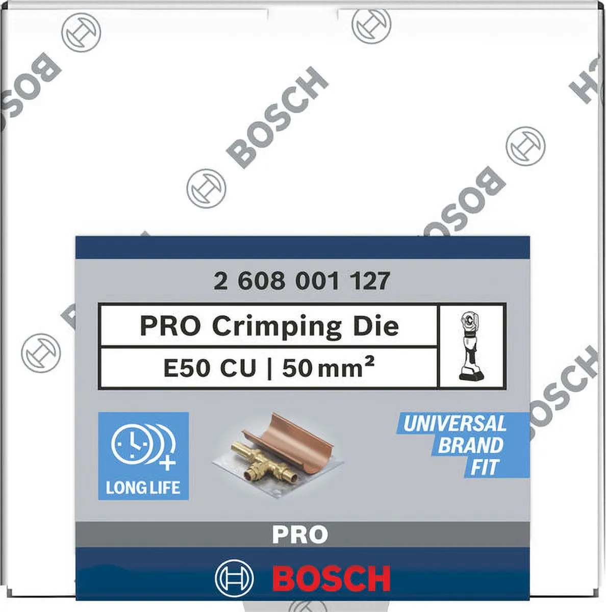 Bosch PRO Krimpinzetstuk E50 CU 50mm² - 1 Stuks