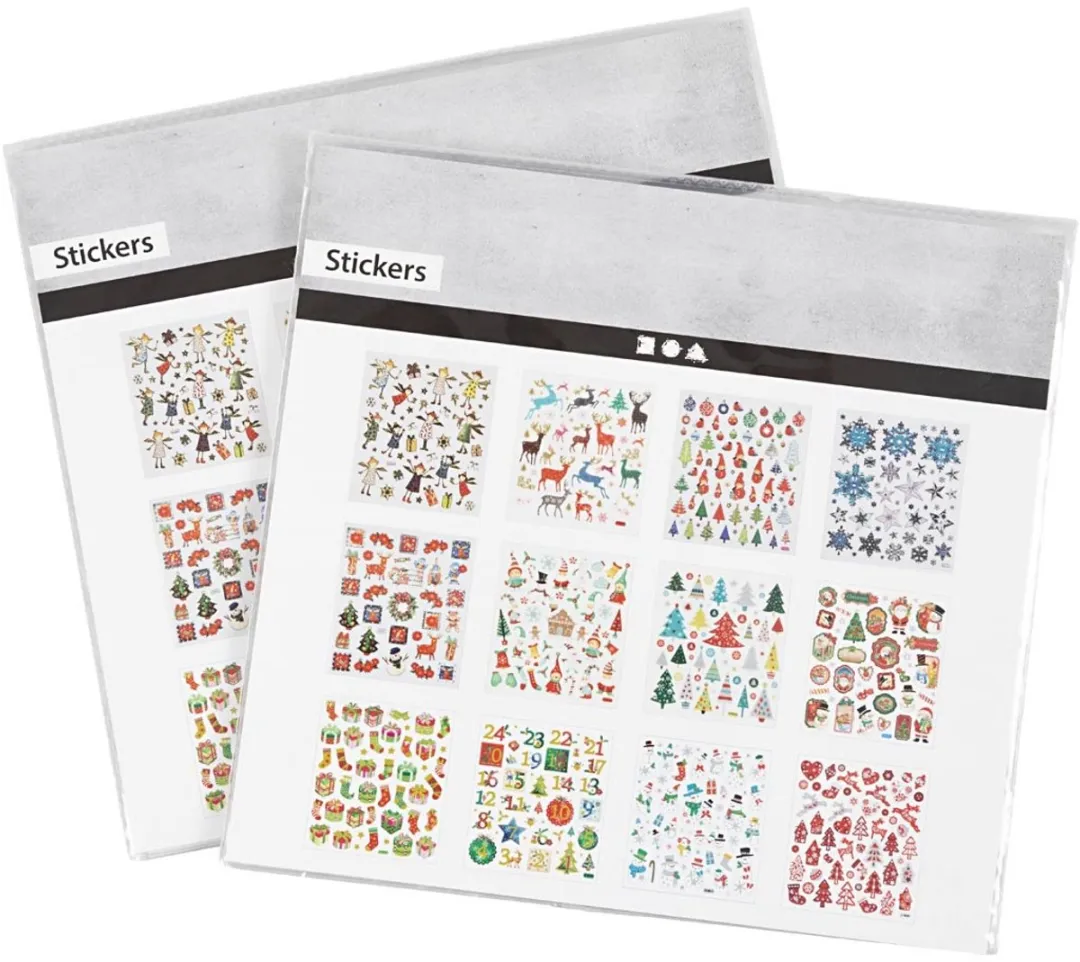 Creativ Company Stickerboek Kerstmis - Meerkleurig
