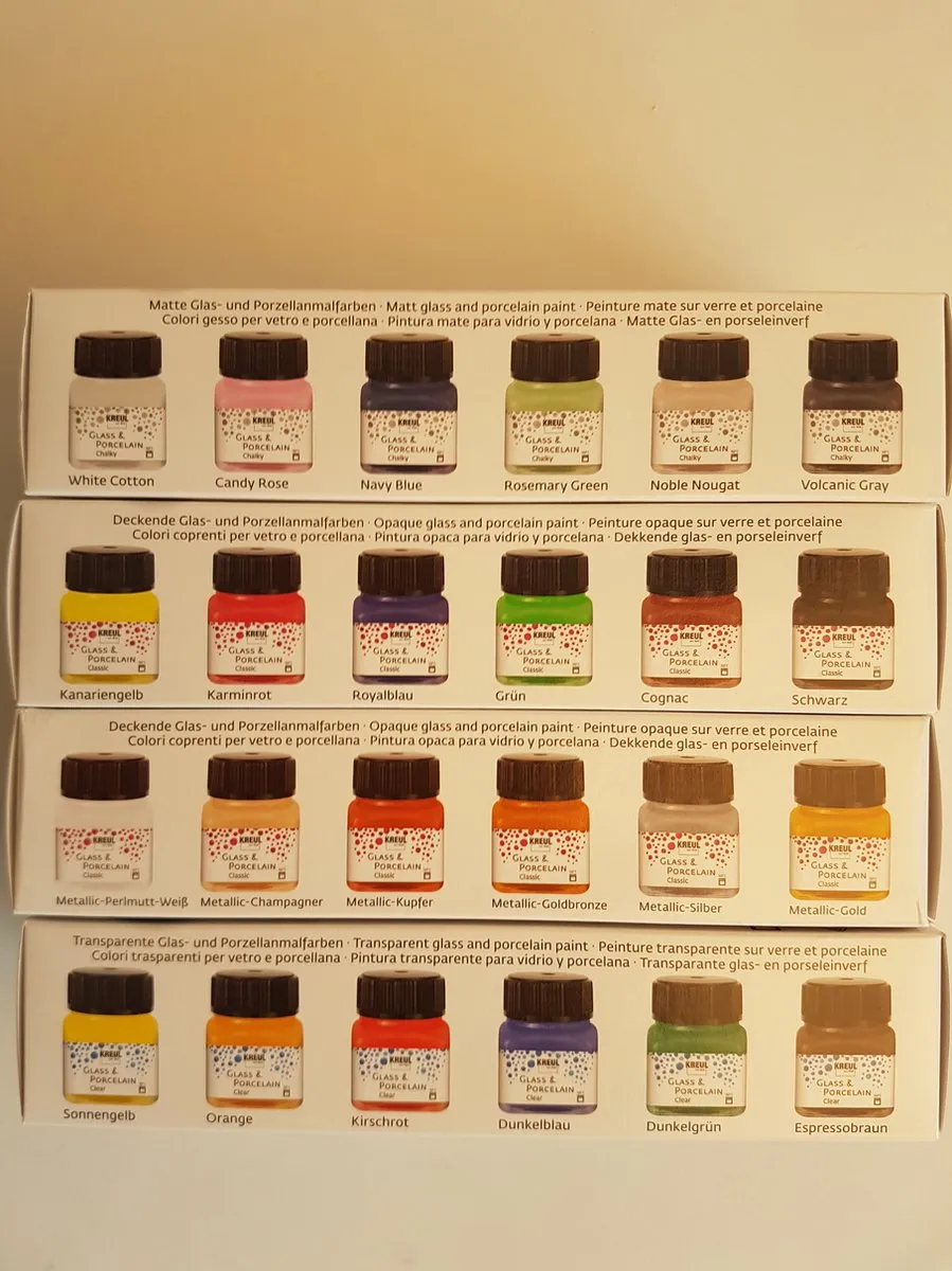 Kreul Porseleinverfset 24 Kleuren - 120ml