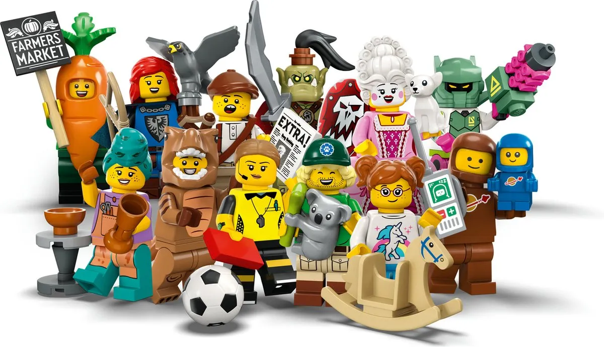 LEGO Minifiguren Serie 24 71037 - 8 Onderdelen - Meerkleurig