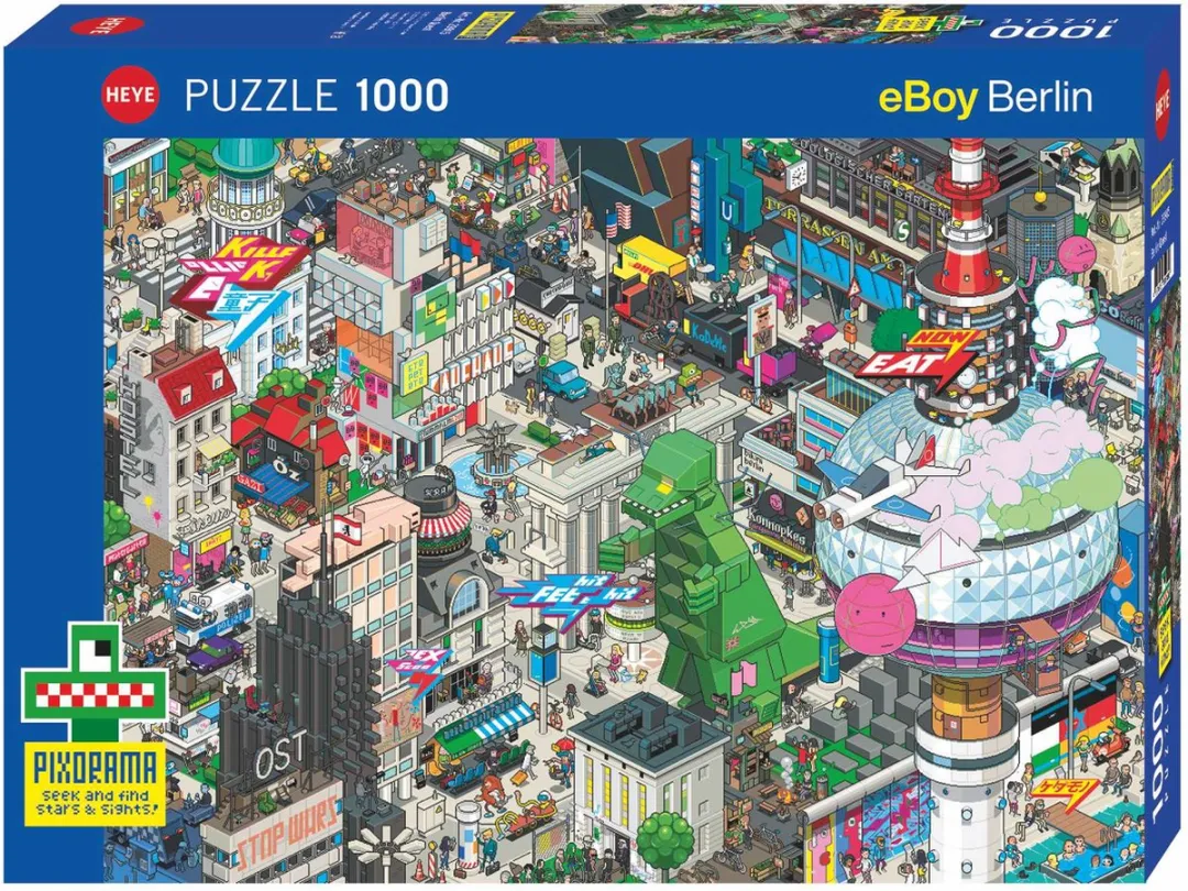 Heye Berlin Quest Puzzel 1000 Stuks - Multicolor
