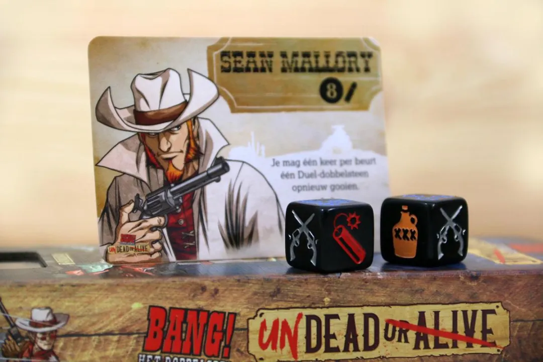 White Goblin Games Bang! Undead or Alive Uitbreiding - 2 Duel Dobbelstenen