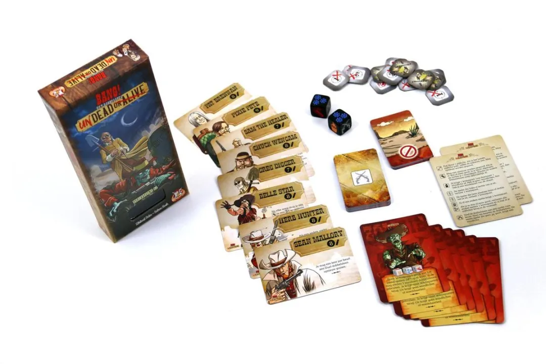 White Goblin Games Bang! Undead or Alive Uitbreiding - 2 Duel Dobbelstenen