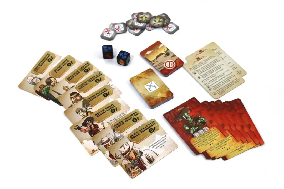 White Goblin Games Bang! Undead or Alive Uitbreiding - 2 Duel Dobbelstenen