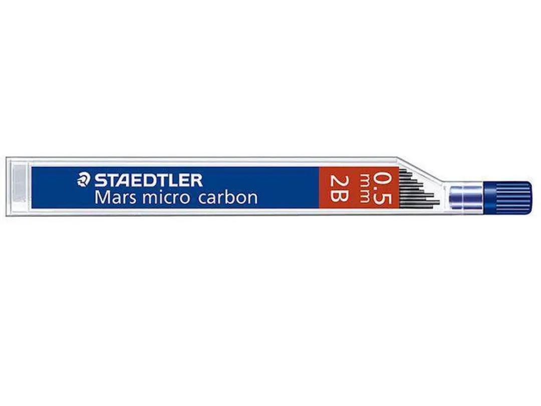 STAEDTLER Mars Micro Carbon Fijnstift 0.5mm 2B - Grijszwart