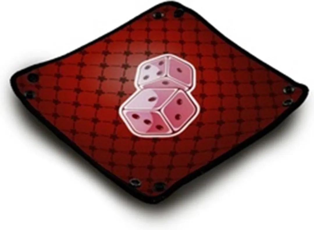 Geronimo Games Dice Tray Roller Red