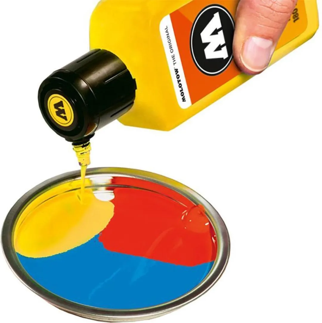 Molotow ONE4ALL Navulinkt 180ml - Zwart