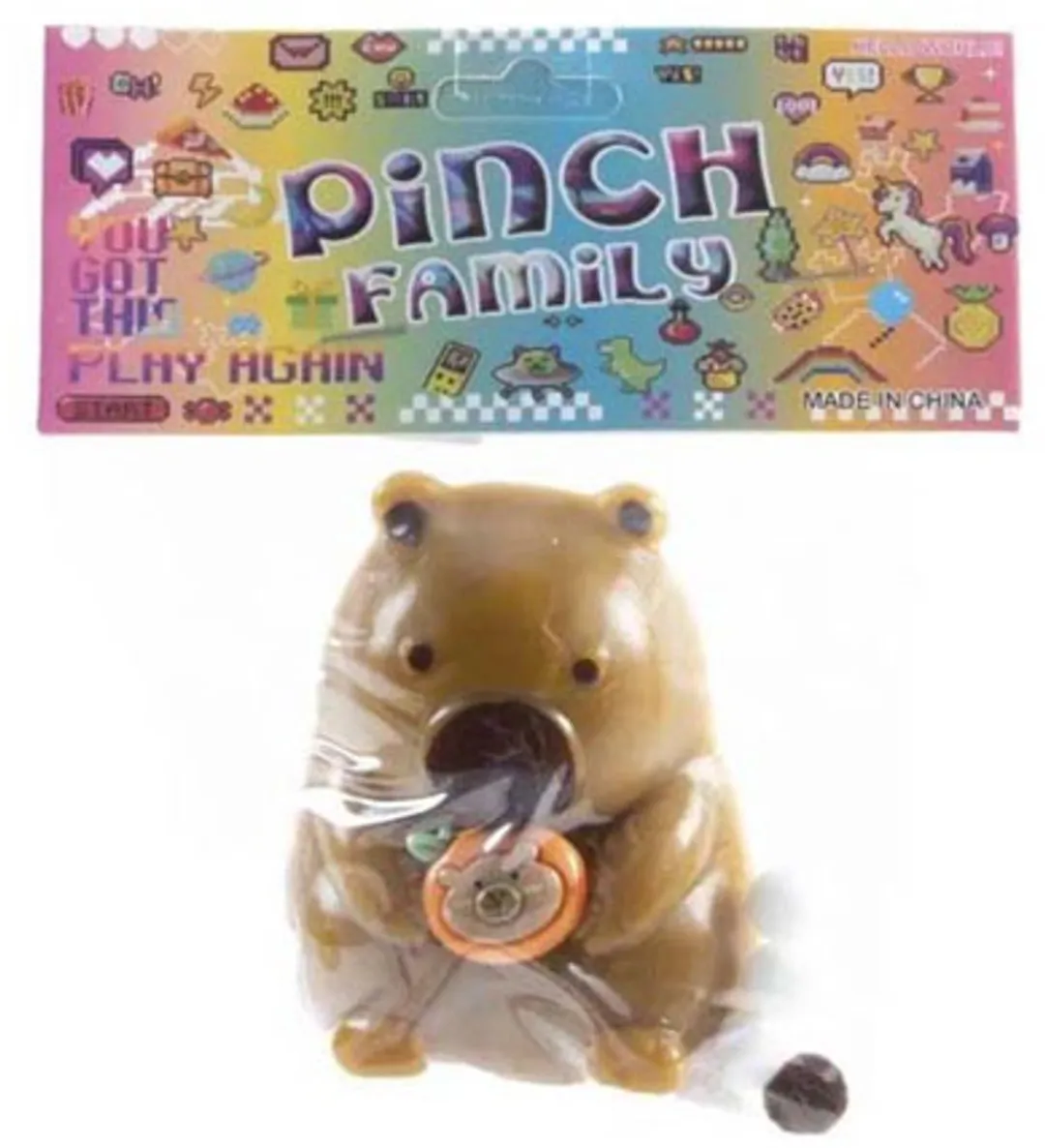 Jono Toys Pinch Family Capybara 8x7cm