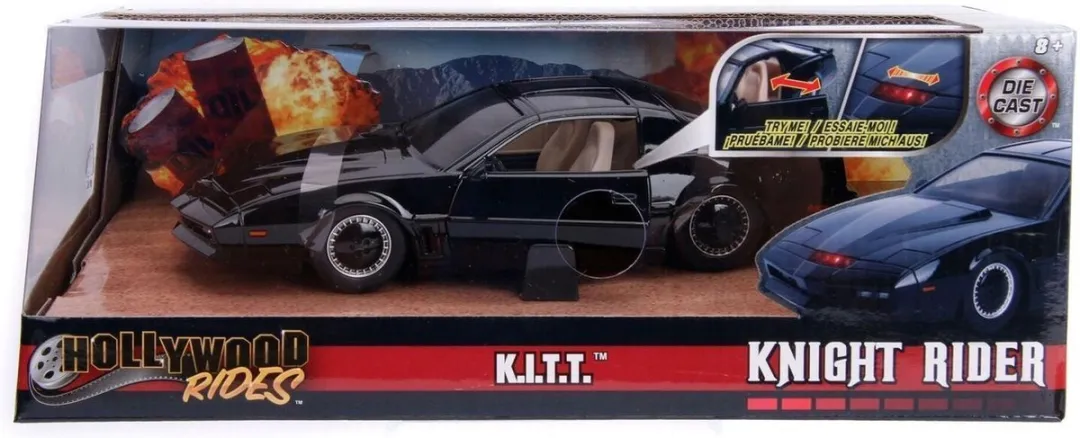 Jada Toys 1982 Pontiac Firebird K.I.T.T. 1:24 - Zwart